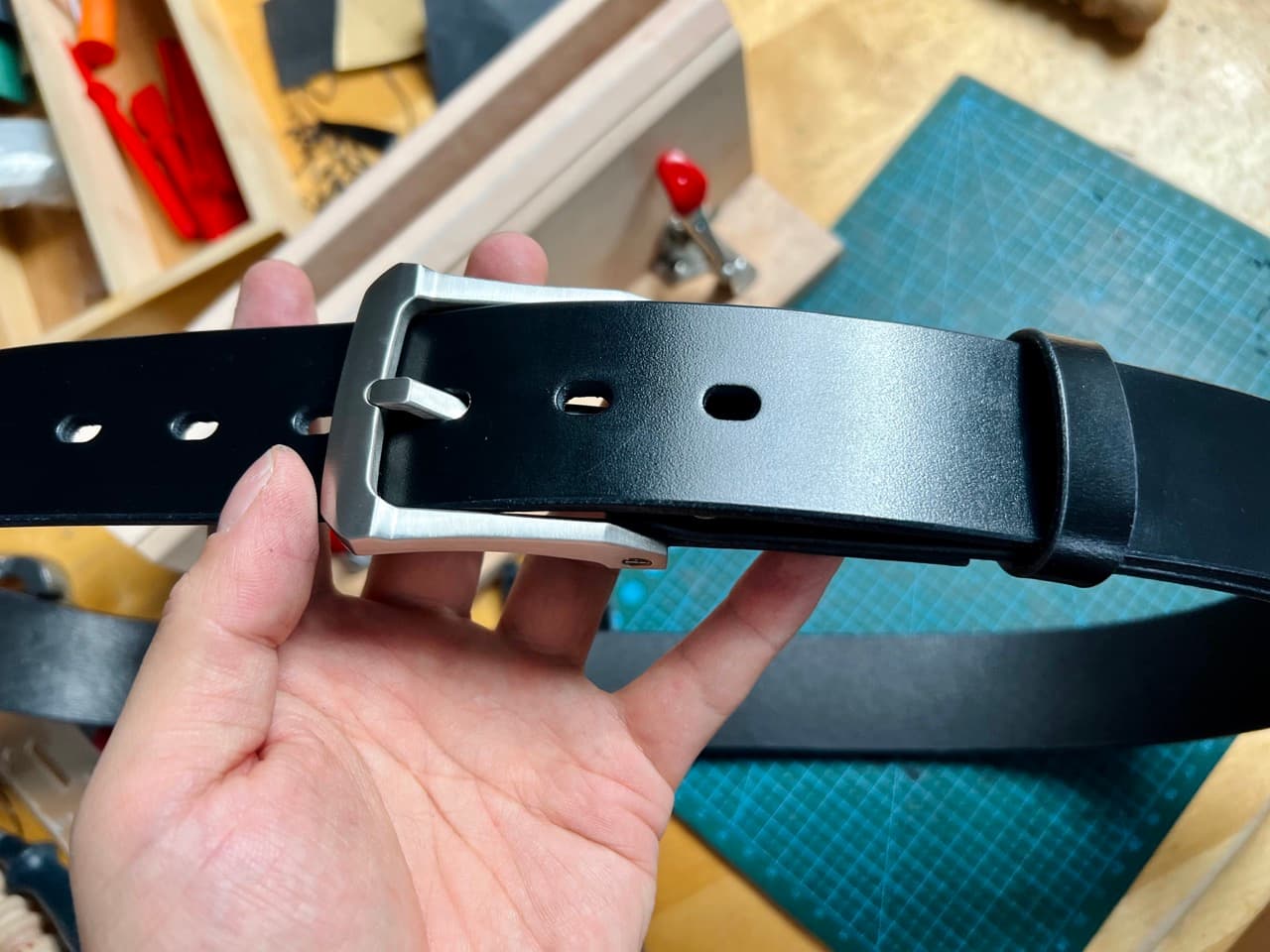 British TWS Bridle Leather Belt